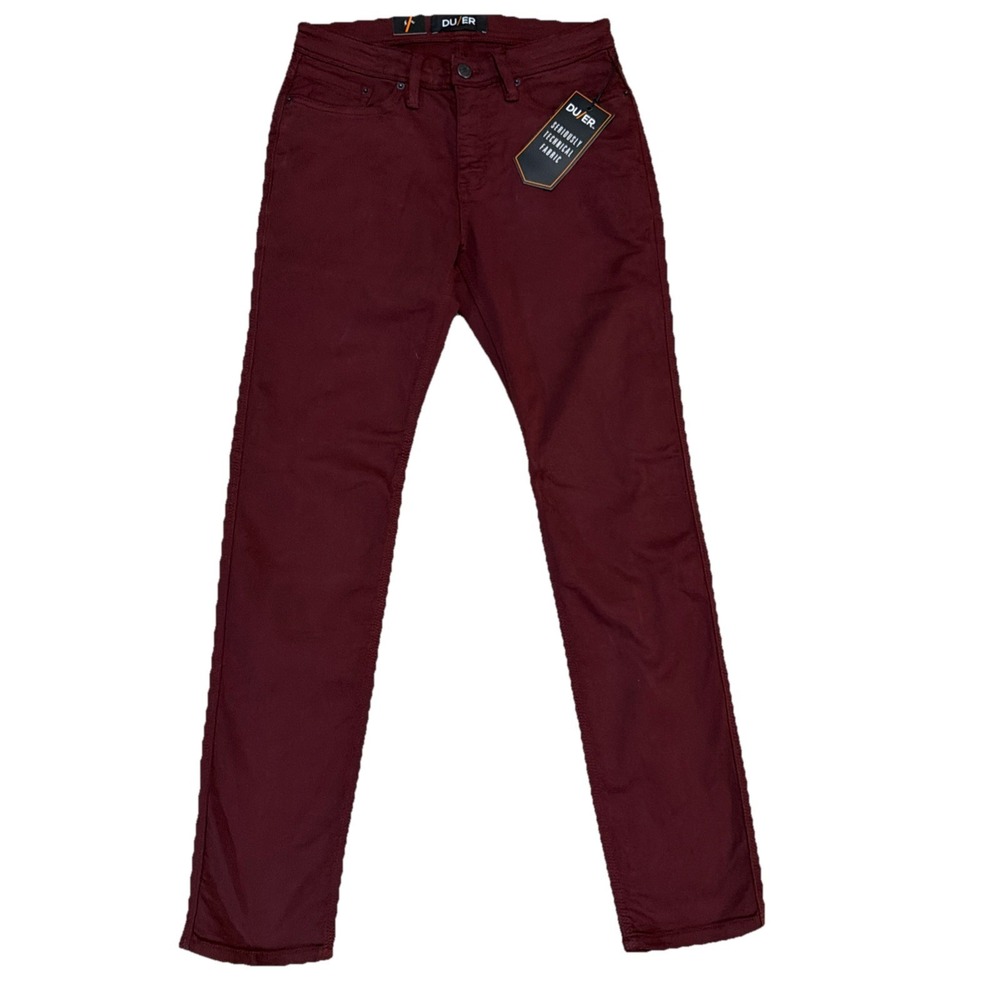 DU/ER Duer Pants Jeans N2X Slim Fit Men‎ 30x32 Red Rock Stretch MFNS1001